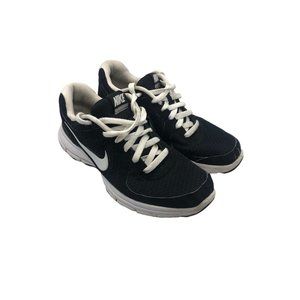 Nike Womens Air Relentless 443861-012 Black White Running Shoes Lace Up Size 9.5